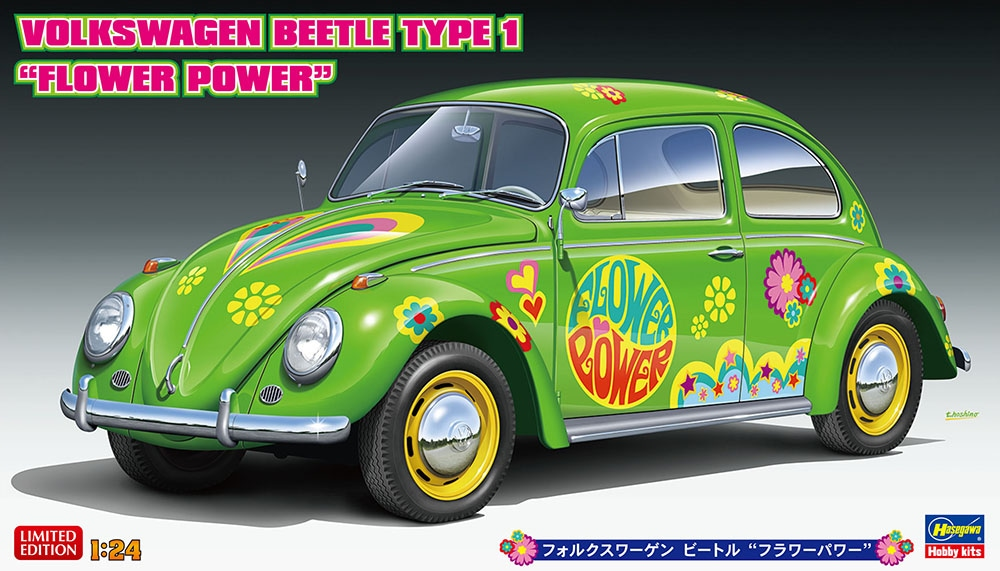 Volkswagen Coccinelle Type 1 "Flower Power" - HASEGAWA 1/24