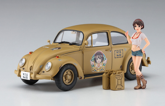 Wild Egg Girls No.03 - Volkswagen Beetle Type 1 "Rei Hazumi" w/Figure - HASEGAWA 1/24