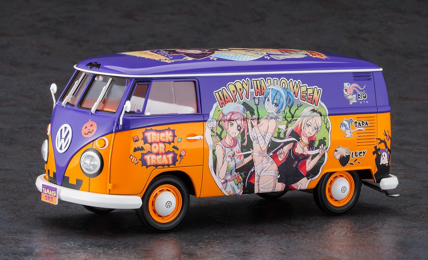 Volkswagen Type 2 Delivery Van "Egg Girls Happy Halloween" - HASEGAWA 1/24