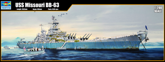 USS Missouri BB-63 (1945) - TRUMPETER 1/200