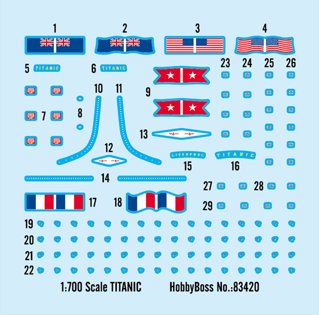 R.M.S. Titanic - HOBBY BOSS 1/700