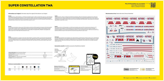 Super Constellation TWA - HELLER 1/72