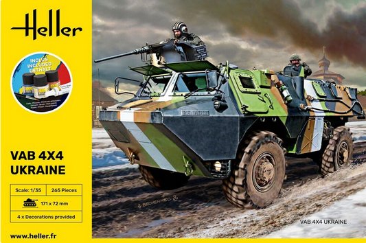 VAB 4x4 Ukraine - Starter Kit - HELLER 1/35