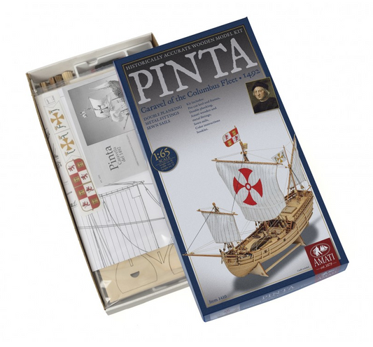 Pinta 1492 (modèle en bois) - AMATI 1/65