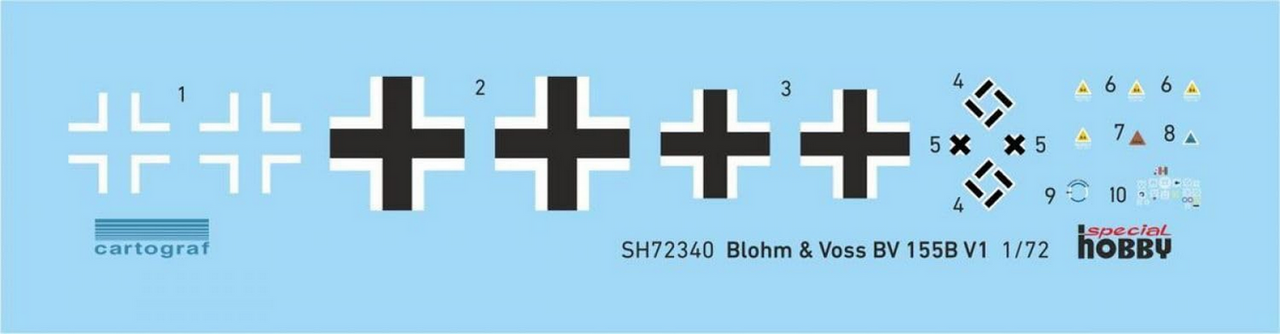 Blohm & Voss BV 155V-1 "Karawanken"- SPECIAL HOBBY 1/72