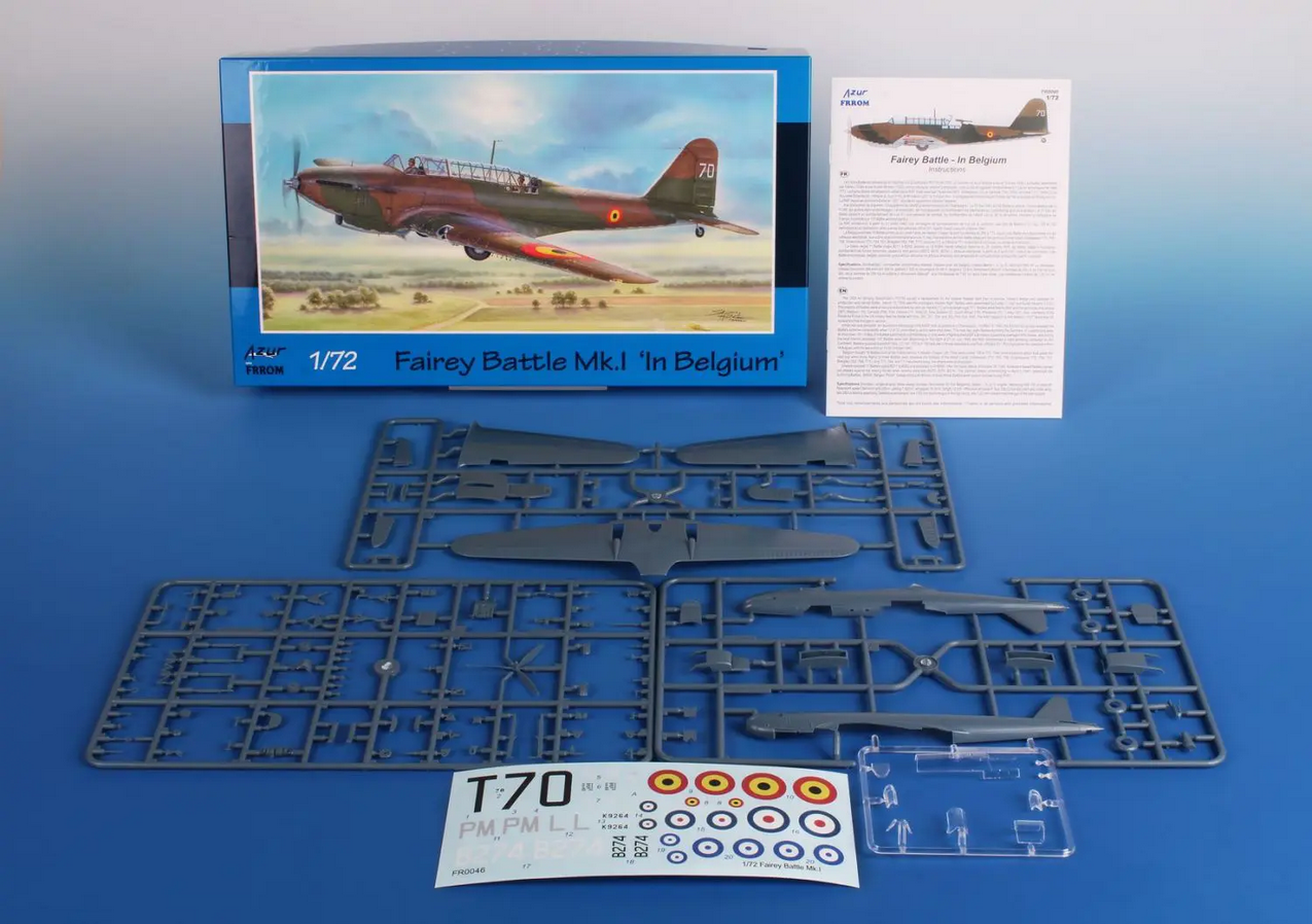 Fairey Battle Mk.I "In Belgium" - AZUR FRROM 1/72