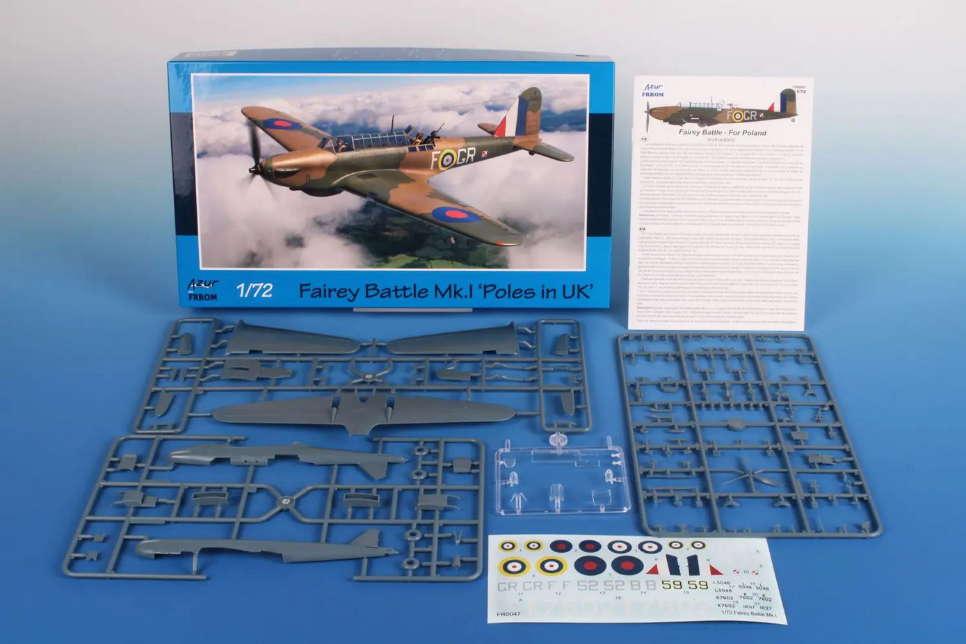 Fairey Battle Mk.I "Poles in UK" - AZUR FRROM 1/72