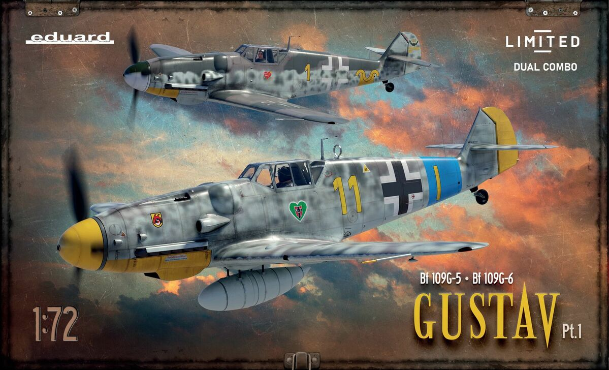 Gustav Pt.1 - Dual Combo: Bf 109 G-5 & G-6 - EDUARD 1/72