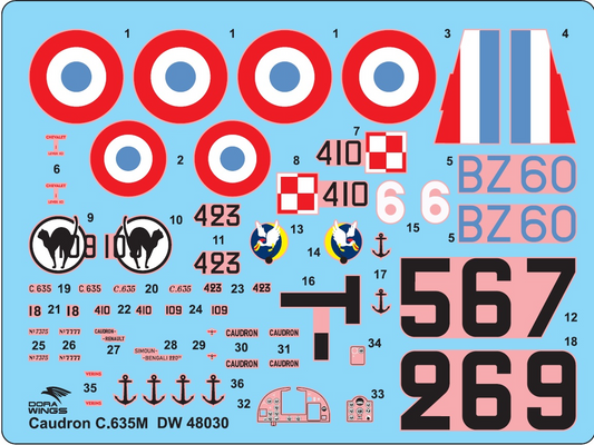 Caudron C.635 Simoun - DORA WINGS 1/48