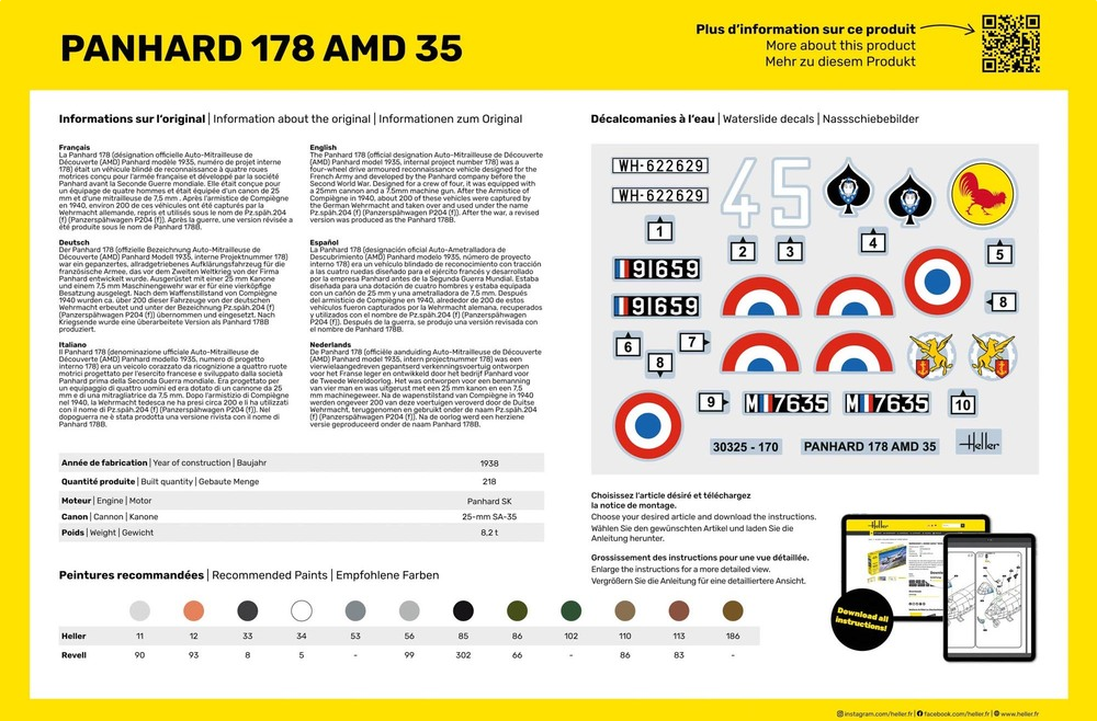 Panhard 178 AMD 35 - HELLER 1/35