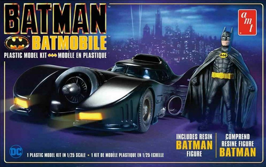 Batman: 1989 Batmobile & Resin Batman Figure - AMT 1/25