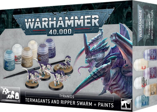 Termagants and Ripper Swarm + Paints - Tyranids - WARHAMMER 40.000 / CITADEL