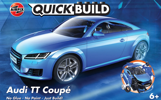 Audi TT Coupé Blue - Quick Build - AIRFIX