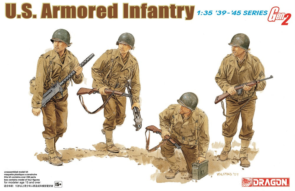 U.S. Armored Infantry -DRAGON / CYBER HOBBY 1/35