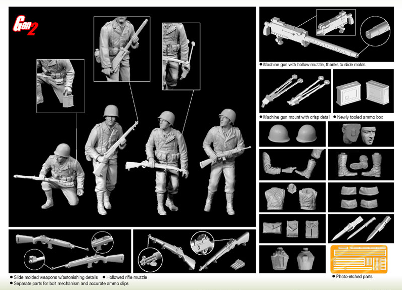 U.S. Armored Infantry -DRAGON / CYBER HOBBY 1/35