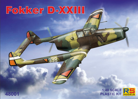 Fokker D-XXIII - RS MODELS 1/48