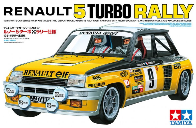 Renault 5 Turbo Rally - TAMIYA 1/24