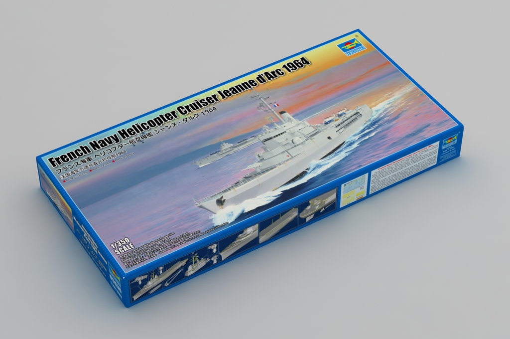 French Navy Helicopter Cruiser Jeanne d’Arc 1964 - TRUMPETER 1/350