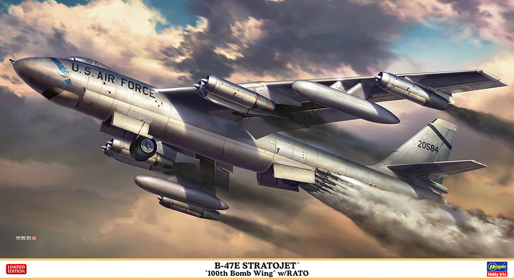 B-47E Stratojet "100th Bomb Wing" w/RATO - HASEGAWA 1/72