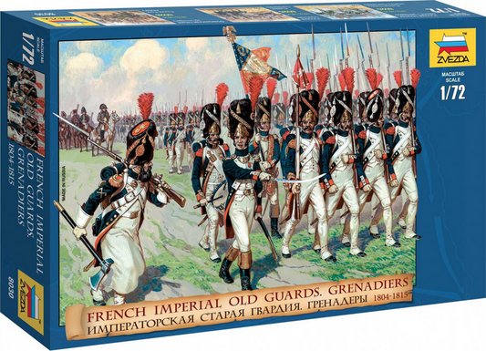 French Imperial Old Guards. Grenadiers (1804-1815) - ZVEZDA 1/72