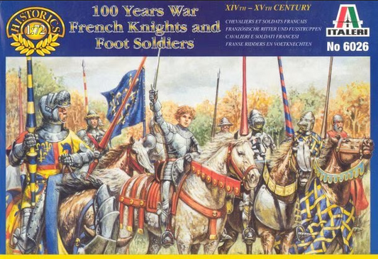 French Knights and Foot Soldiers - 100 Years War - ITALERI 1/72