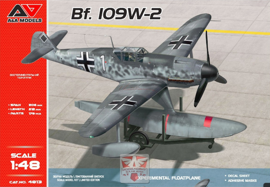 Bf.109W-2 Experimental Floatplane - A&A MODELS 1/48