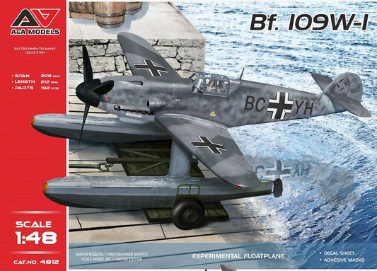 Bf.109W-1 Experimental Floatplane - A&A MODELS 1/48