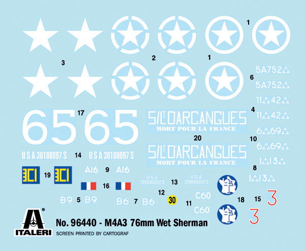M4A3 76mm Wet Sherman - ITALERI 1/35