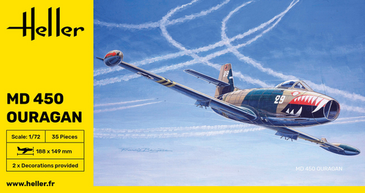 MD 450 Ouragan - HELLER 1/72