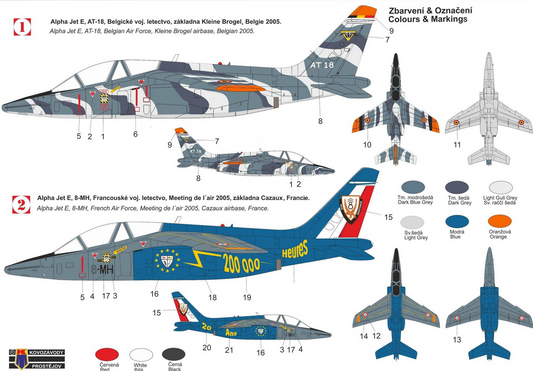 Alpha Jet E "In French/Belgian Services" [ASK Distribution] - KP MODELS 1/72