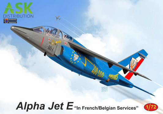 Alpha Jet E "In French/Belgian Services" [ASK Distribution] - KP MODELS 1/72