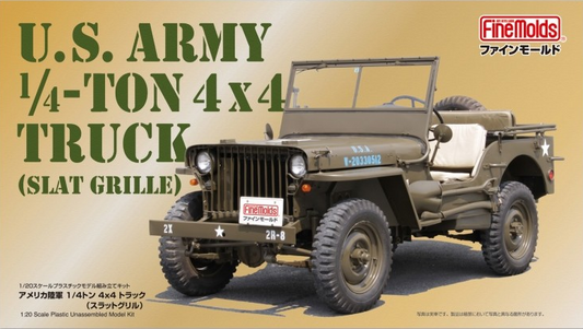 U.S. Army 1/4 ton 4x4 Truck (Slat Grille) - FINEMOLDS 1/20