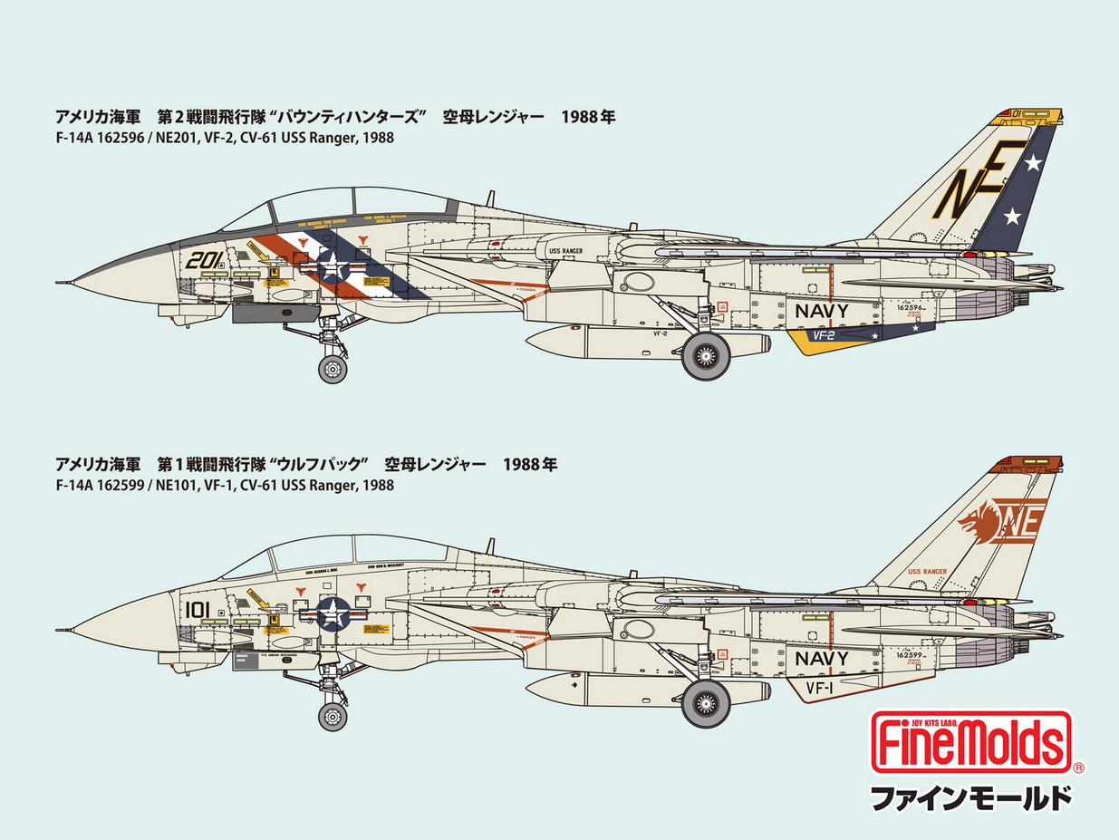 F-14A Tomcat VF-2 "Bounty Hunters" - FINEMOLDS 1/72