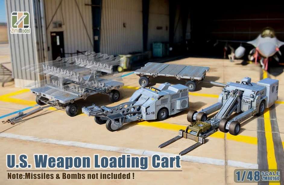 US Weapon Loading Cart - ZIMI MODEL 1/48