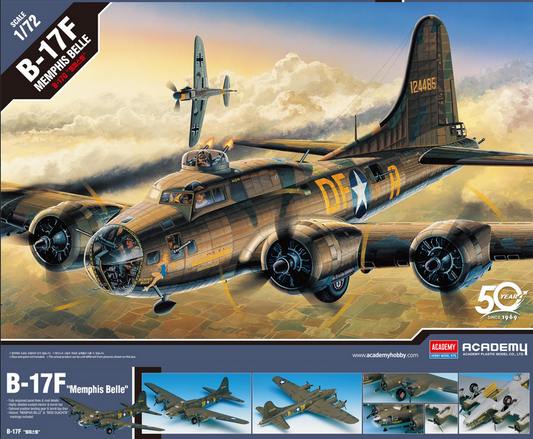 B-17F Flying Fortress "Memphis Belle" - ACADEMY 1/72