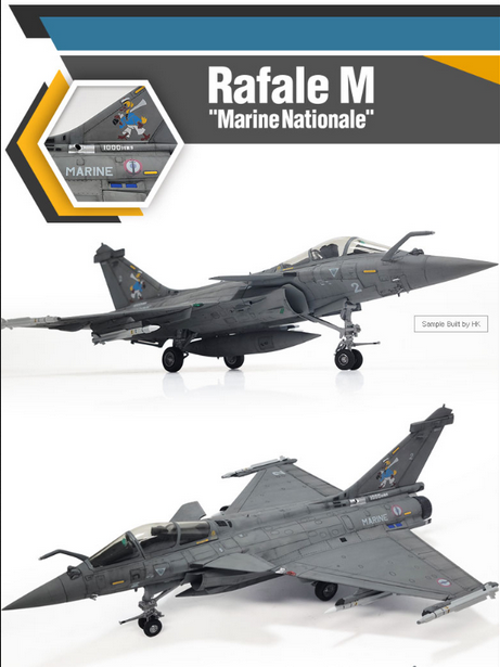 Rafale M "Marine Nationale" - ACADEMY 1/48