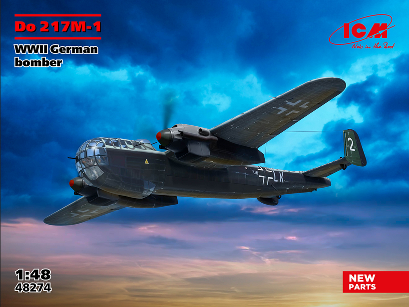 Do 217 M-1 WWII German Bomber - ICM 1/48