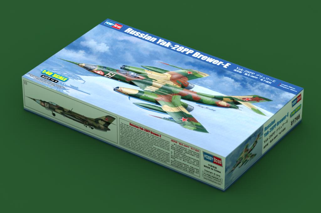 Russian Yakovlev Yak-28PP Brewer-E - HOBBY BOSS 1/48