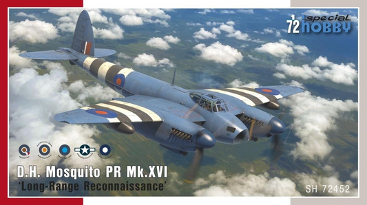 D.H. Mosquito PR Mk.XVI "Long-Range Reconnaissance" - SPECIAL HOBBY 1/72