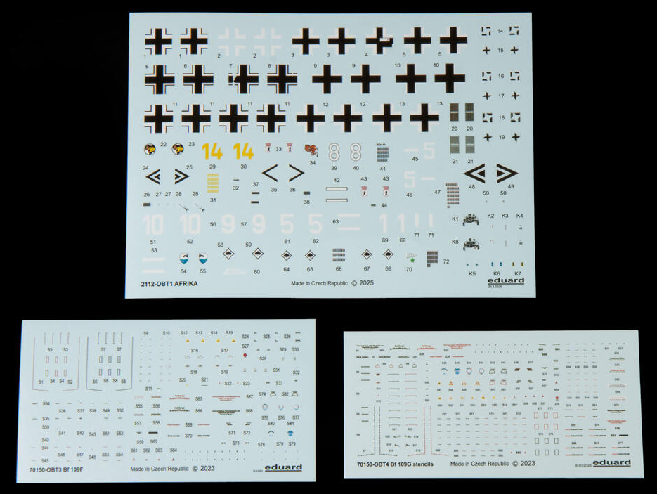 Messerschmitt Bf 109 "AFRIKA" Dual Combo - Edition Limitée - EDUARD 1/72