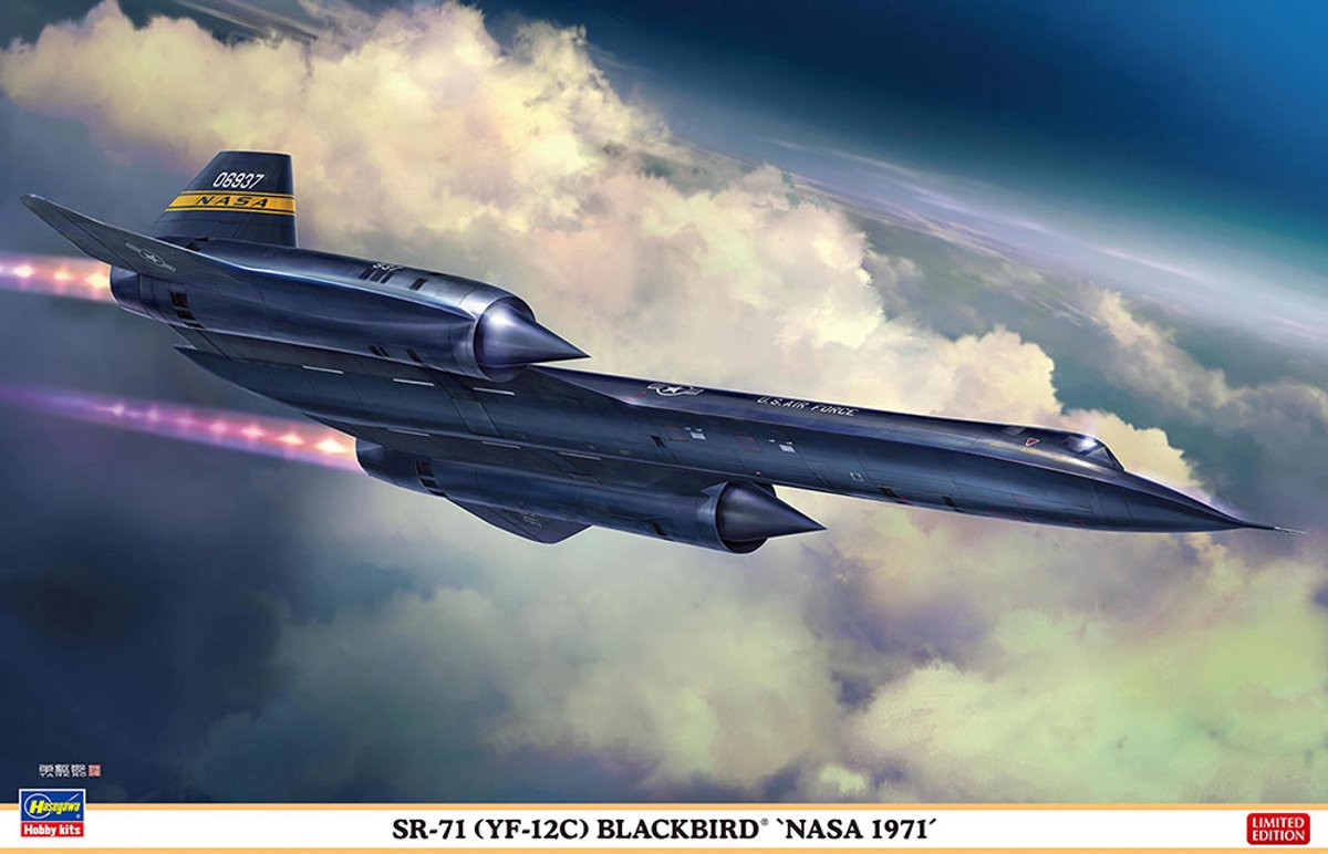 SR-71 (YF-12C) Blackbird "NASA 1971" - HASEGAWA 1/72