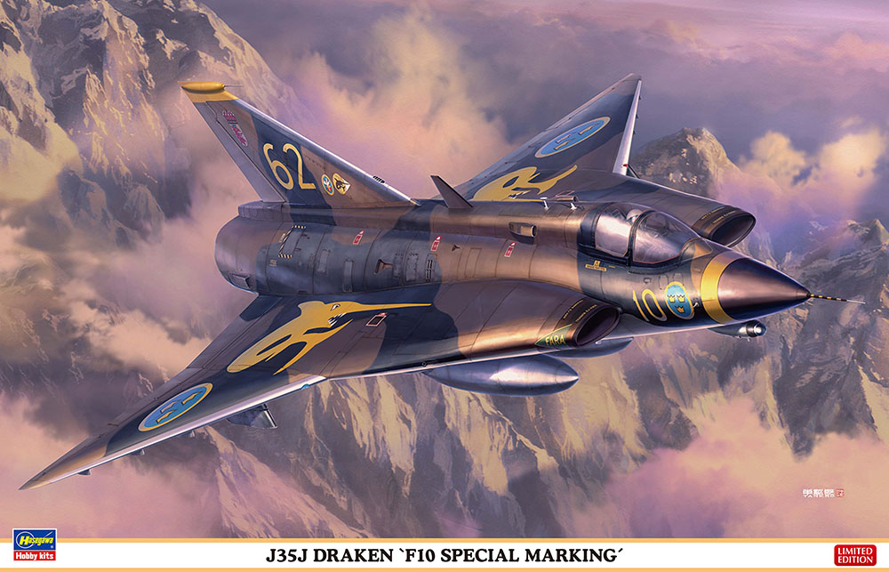 J35J Draken "F10 Special Marking" - HASEGAWA 1/48