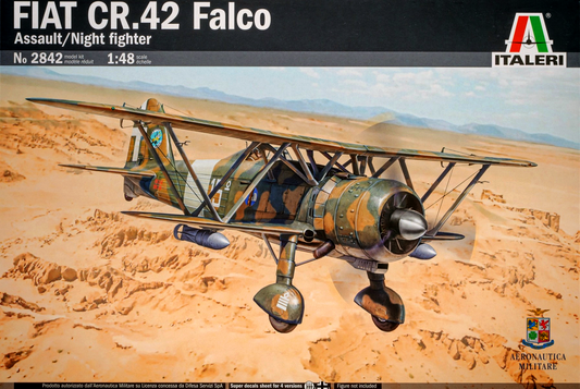 FIAT CR.42 Falco - Assault / Night Fighter - ITALERI 1/48