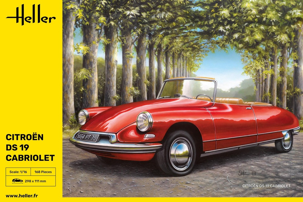 Citroën DS 19 Cabriolet - HELLER 1/16