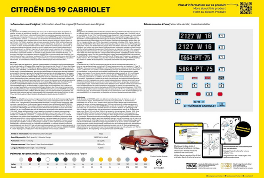 Citroën DS 19 Cabriolet - HELLER 1/16