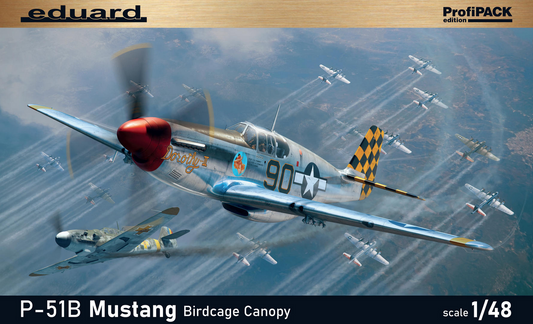 P-51B Mustang Birdcage Canopy - ProfiPACK Edition - EDUARD 1/48