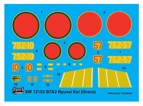 B7A2 Ryusei Kai (Grace) - SWORD MODELS 1/72