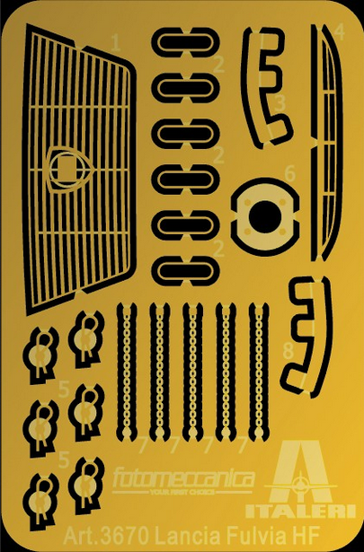 Lancia Fulvia HF - Rally Montecarlo 1972 - ITALERI 1/24