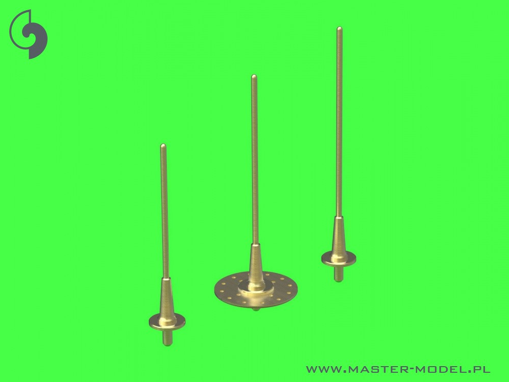 Fw 190 A6-A7/R11 Nightfighter - FuG217 "Neptun" antennas - MASTER MODEL AM-48-182
