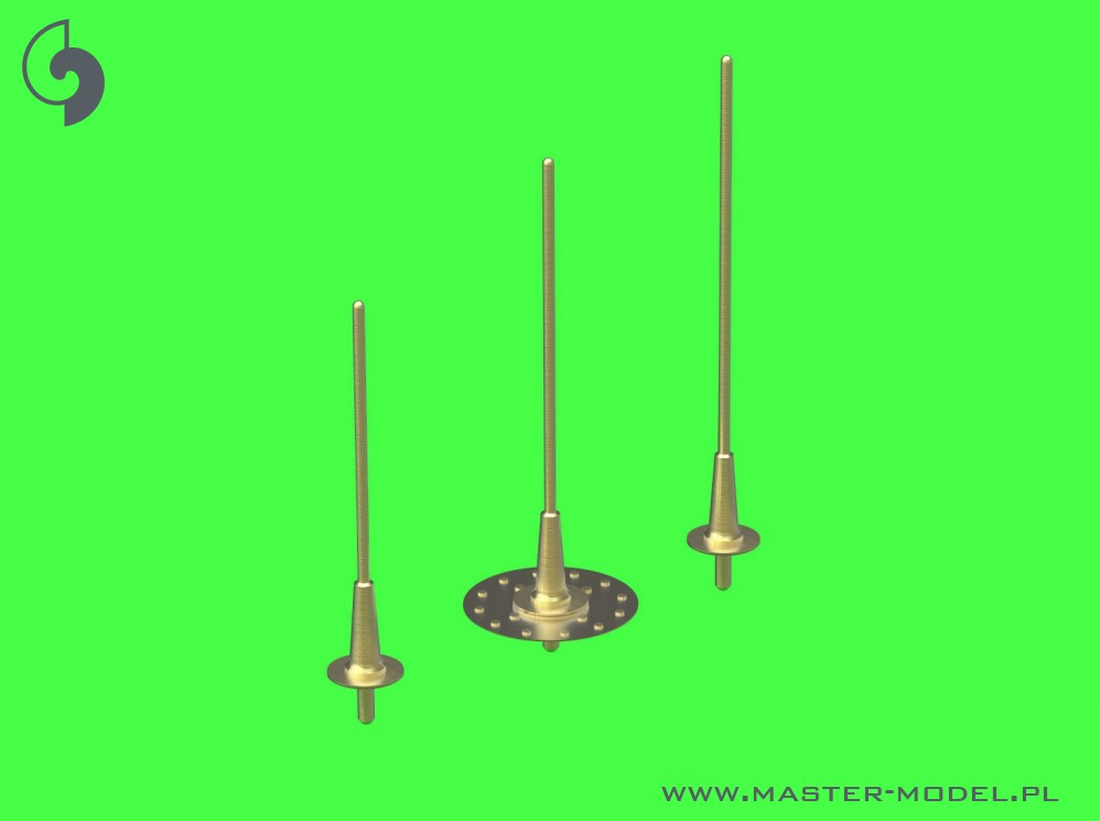 Fw 190 A6-A7/R11 Nightfighter - FuG217 "Neptun" antennas - MASTER MODEL AM-32-135